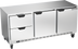 Thumbnail image #1 for Three-Section Undercounter Refrigerator with 2 Doors and 2 Drawers, 72-Inch