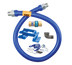 Thumbnail image #1 for Dormont Blue Hose 1/2 Inch ID x 48 Inch Moveable Gas Connector with SnapFast QD