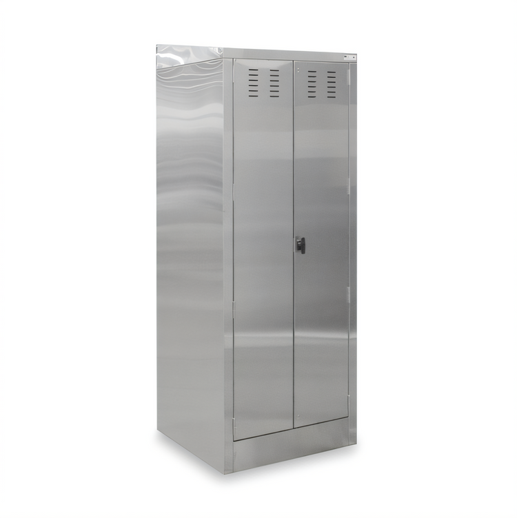 Product image #1 for John Boos 30-Inch Stainless Steel Janitor Cabinet with Integrated Mop Sink and Service Faucet