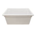 Thumbnail image #1 for Omcan USA 85131 Rectangular Food Storage Container, White Polypropylene, Stackable, 18 x 26 x 12 Inches Case of 6