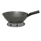 Thumbnail image #1 for Town Equipment Mandarin 34734 14" Steel Peking Wok with Reinforced Handle, Extra Deep