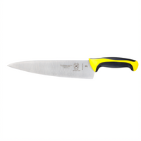 Mercer Culinary Millennia Colors 10-Inch Stamped Chef's Knife with Yellow Non-Slip Handle