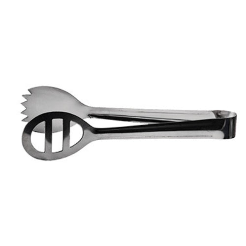 Product image #1 for Winco 7-3/4-Inch Oval Stainless Steel Salad Tongs, Satin Finish (PTOS-8)