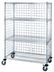 Thumbnail image #1 for Quantum Mobile Enclosure Wire Shelving Cart, 36 x 24 x 69 Inches, 4 Shelves, Chrome Plated