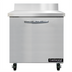 Thumbnail image #1 for Continental Refrigerator 32-Inch One-Section Worktop Freezer with 5-1/2-Inch Backsplash, Rear-Mounted Self-Contained R290 Refrigeration