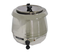 Omcan 10 Liter Stainless Steel Countertop Soup Kettle, 400W, 110V