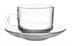 Thumbnail image #1 for Ocean 6-3/4 oz Clear Stackable Glass Teacup