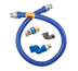 Thumbnail image #1 for Dormont Blue Hose 1-1/4 Inch I.D. x 60 Inch Moveable Gas Connector Hose Assembly with Swivel MAX and SnapFast Quick-Disconnect