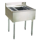 Thumbnail image #1 for Eagle Group 2200 Series B2CT-22 Modular Underbar Cocktail Unit with 8-Inch Insulated Ice Bin, 63-lb Capacity, 6 Bottle Wells, No Cold Plate
