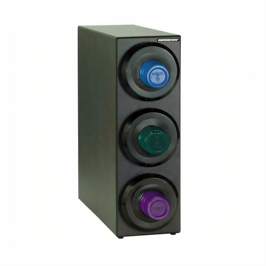 Product image #1 for Dispense-Rite SLR-S-3BT Countertop Cup Dispensing Cabinet with 3 SLR-2 Dispensers