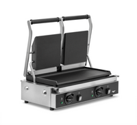 Vollrath Countertop Panini Sandwich Grill with Dual Cast-Iron Plates, 208-240V