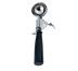 Thumbnail image #2 for 1 oz Stainless Steel Thumb Press Ice Cream Scoop with Black Plastic Handle