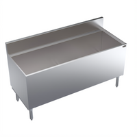 Krowne Royal Series 60-Inch x 24-Inch Underbar Chill Master Beer Bin, 15-Case Capacity