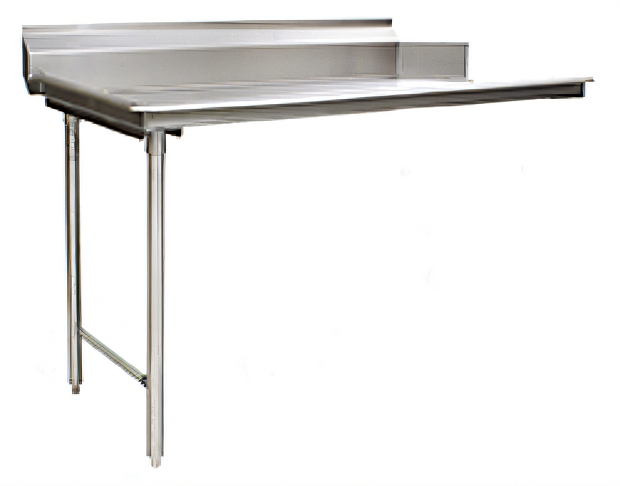 Product image #1 for Eagle Group Straight Clean Dishtable, 72 x 30 Inch, Right-to-Left, 16/430 Stainless Steel Top