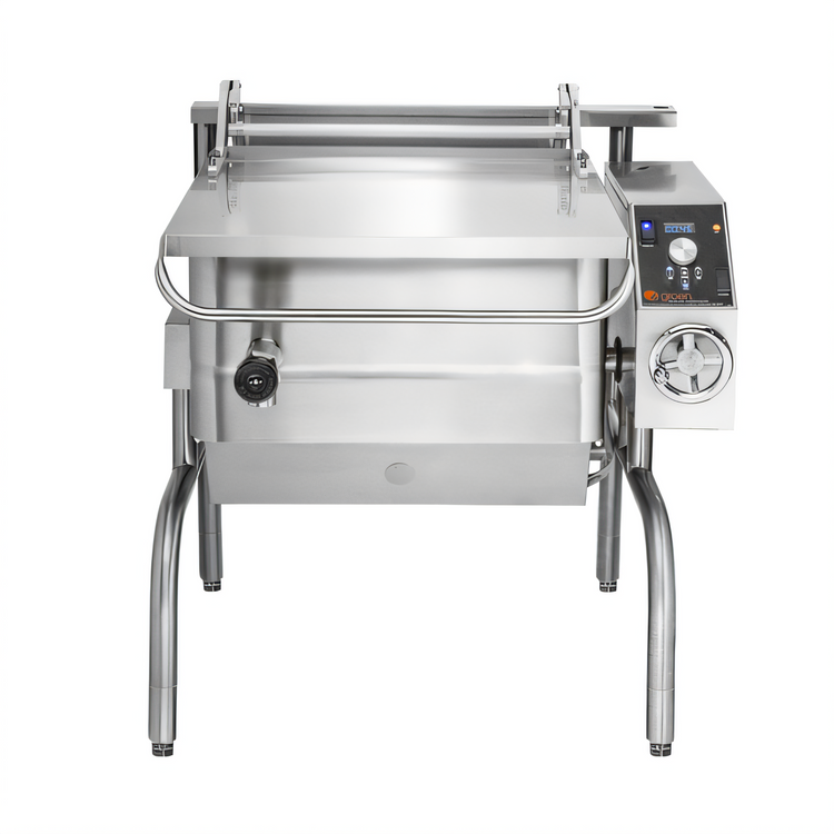 Product image #1 for Groen BPM-30EC 30-Gallon Electric Manual Tilt Braising Pan with Classic Controls