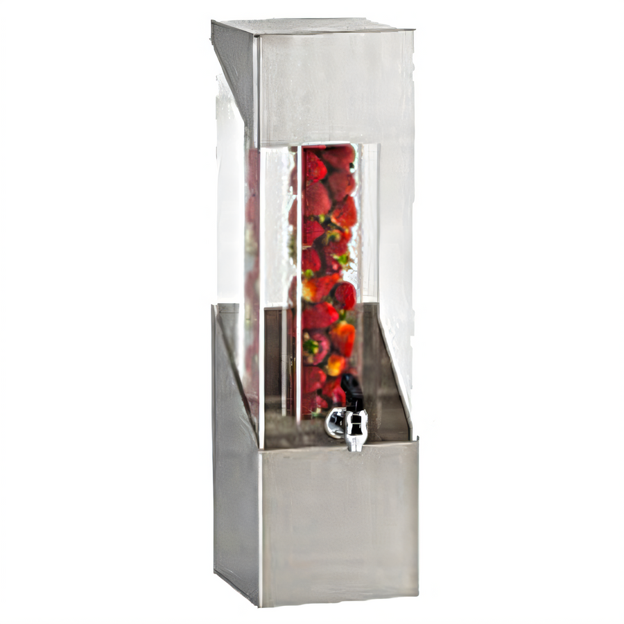Product image #1 for Cal-Mil Squared Single 3 Gallon Beverage Dispenser with Infusion Chamber