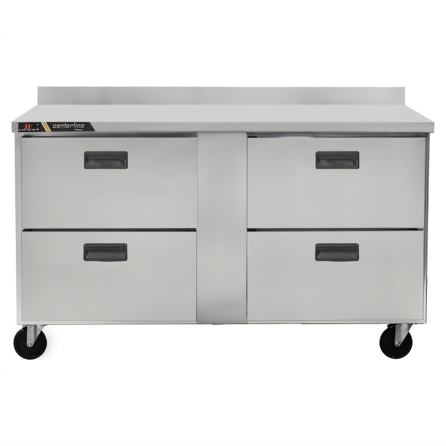 Product image #1 for Traulsen Centerline 60-Inch Two-Section Compact Undercounter Worktop Freezer with 4 Drawers