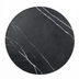 Thumbnail image #1 for 21-1/2-Inch Round Melamine Serving Board with Black Marble Pattern