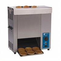Antunes VCT-50 Vertical Contact Countertop Toaster with Dual-Sided Platen, 120V, 50-Second Pass-Through