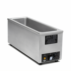 Thumbnail image #1 for Vollrath 72013 Half-Size Countertop Stainless Steel Food Pan Warmer, Single-Well, Wet/Dry, Thermostatic, 120V