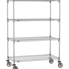 Thumbnail image #1 for Metro Super Erecta SA-2154C-68-M4 Super Adjustable Mobile Wire Shelving Unit, 54"W x 21"D x 68"H, 600 lb. capacity per shelf, 1200 lb. capacity per