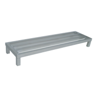 John Boos Aluminum Square Bar 1-Tier Dunnage Rack, 48 x 24 x 12 Inches