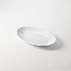Thumbnail image #1 for American Metalcraft NPW14 14 x 9 Inch Oval White Melamine Serving Platter Case of 16