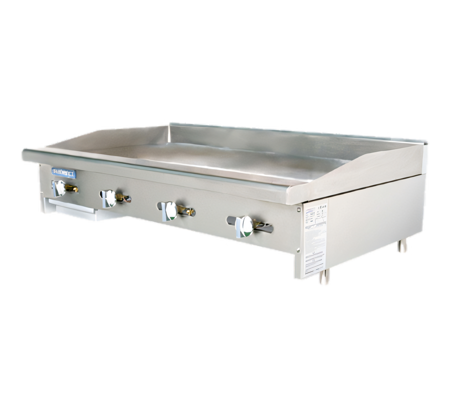 Product image #1 for Bake Tech Innovation TAMG-48 48-Inch Countertop Gas Radiance Griddle with 3/4-Inch Smooth Steel Plate