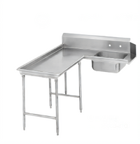 Island Corner Soiled Dishtable with 20