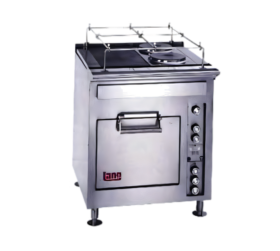 Product image #1 for Lang Marine 30-Inch Electric Restaurant Range with 12-Inch Hot Top, 2 8-Inch French Plates, and Standard Oven Base