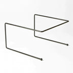 Thumbnail image #1 for American Metalcraft RSB312 Small Rectangular Rubber-Coated Steel Stand, Black, 9 x 8-3/4 x 7 in Case of 6