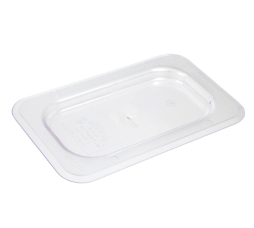 Product image #1 for Crestware 1/6 Size Clear Solid Polycarbonate Flat Food Pan Cover