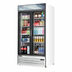 Thumbnail image #1 for Everest Refrigeration EMSGR33 Two-Section Reach-In Glass Door Merchandiser Refrigerator, 36 Cu. Ft., Bottom-Mounted R290