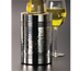 Thumbnail image #1 for American Metalcraft Hammered Stainless Steel Non-Insulated Wine Cooler, 1-Bottle