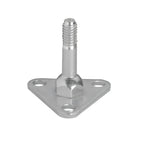 Thumbnail image #1 for Metro Super Erecta 9993S Triangular Stainless Steel Shelving Post Footplate