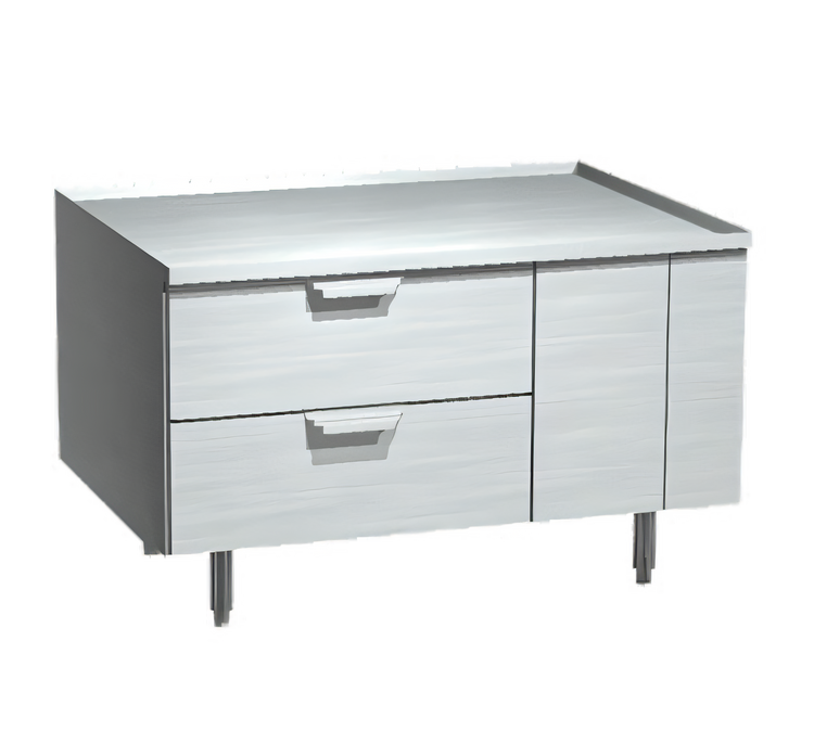 Product image #1 for La Rosa 42-Inch Remote Refrigerated Equipment Stand with 2 Drawers