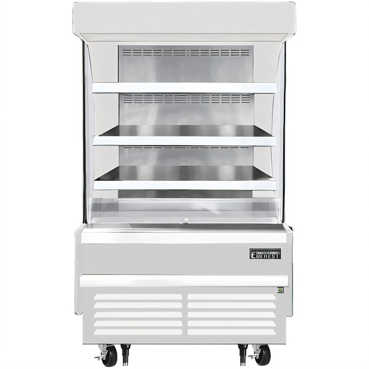 Product image #1 for Everest Refrigeration Vertical Open-Air Display Merchandiser, 9.3 Cu. Ft., Self-Contained, White