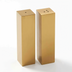 Thumbnail image #1 for American Metalcraft 3 oz Stainless Steel Salt and Pepper Shaker Set with Satin Gold Finish