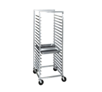 Channel Manufacturing Stainless Steel Side-Load Mobile Steam Table Pan Rack, 22 Pan Capacity, 24 x 26 x 64 Inches