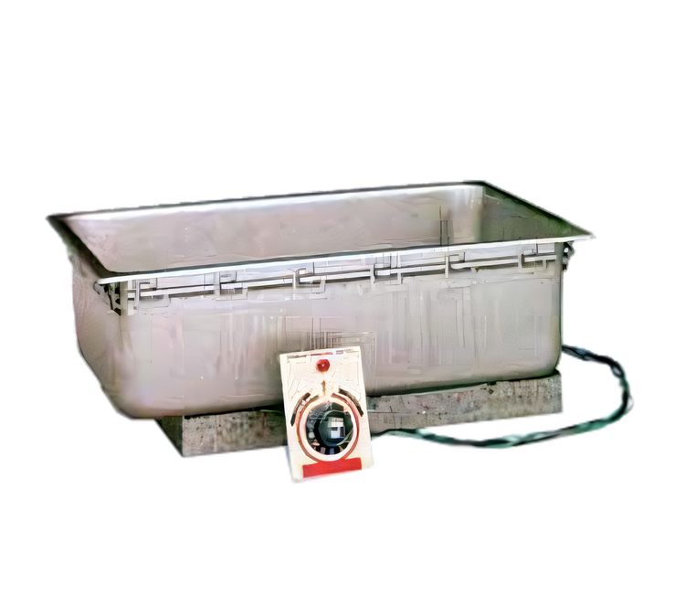 Product image #1 for APW Wyott TM-90DS Single-Well Drop-In Food Warmer with Drain, Thermostatic Control, 12 x 20 Inch Pan
