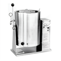 AccuTemp Edge Series™ 10 Gallon Electric Countertop Tilting Kettle with 316 Stainless Steel Liner