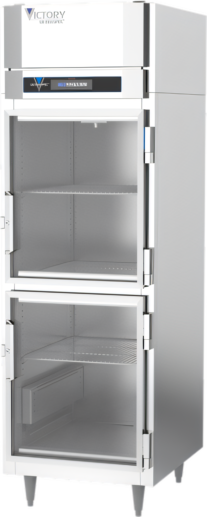 Product image #1 for Victory UltraSpec 1-Section Glass Half-Door Reach-In Warming Cabinet, 21.5 Cu. Ft., Stainless Steel