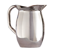 American Metalcraft 44 oz Double Wall Insulated Stainless Steel Bell Pitcher with Mirror Finish