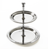 Thumbnail image #1 for American Metalcraft Two-Tier Round Stainless Steel Display Stand