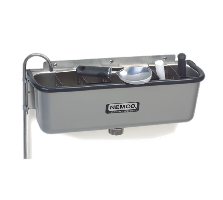 Product image #1 for Spadewell 19-Inch Side-Mount Ice Cream Spade Dipper Well with 3/8-Inch Spigot, Stainless Steel