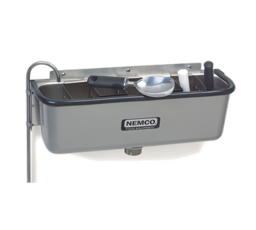 Product image #1 for Spadewell 19-Inch Side-Mount Ice Cream Spade Dipper Well with 3/8-Inch Spigot, Stainless Steel
