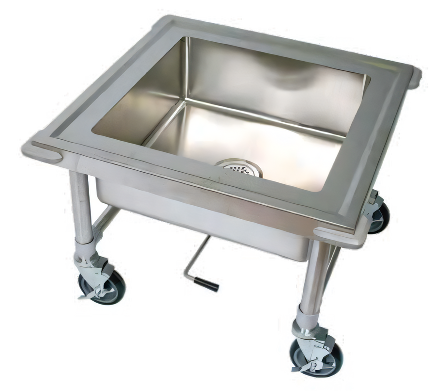 Product image #1 for Mobile Soak Sink with 20 x 20 x 8-Inch Bowl, 304 Stainless Steel