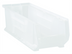 Thumbnail image #1 for Quantum Hulk 24-Inch Clear Stackable Polypropylene Storage Bin