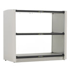 Thumbnail image #1 for Metro Metro2Go GG2C-HS1842 Countertop Open Pass-Thru Hot Food Display with 2 Individually Controlled Stainless Steel Shelves, 120V