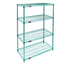 Thumbnail image #1 for EagleGard 4-Tier Starter Wire Shelving Unit, 42-Inch W x 21-Inch D x 74-Inch H, Hybrid Epoxy Finish
